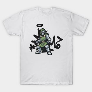 MF DOOM Mask and Logo T-Shirt